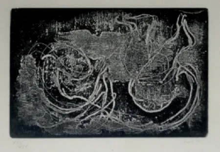 Ets En Aquatint Fautrier - Femme étendue II