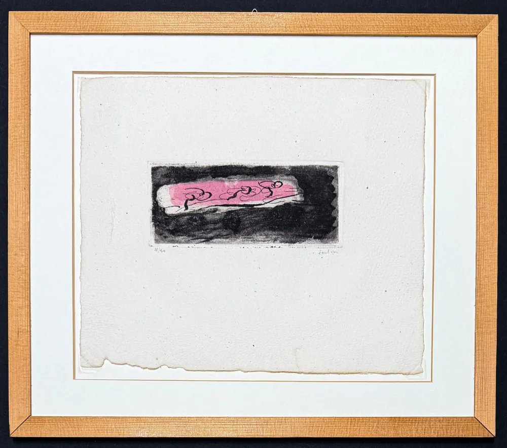 Gravure Fautrier - Jean Fautrier (1898–1964) -Petit Paysage Sombre- etching aquatint on paper- 1941