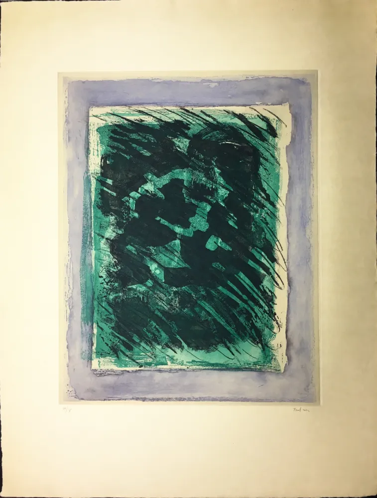 Aquatint Fautrier - LA FORÊT (1964)