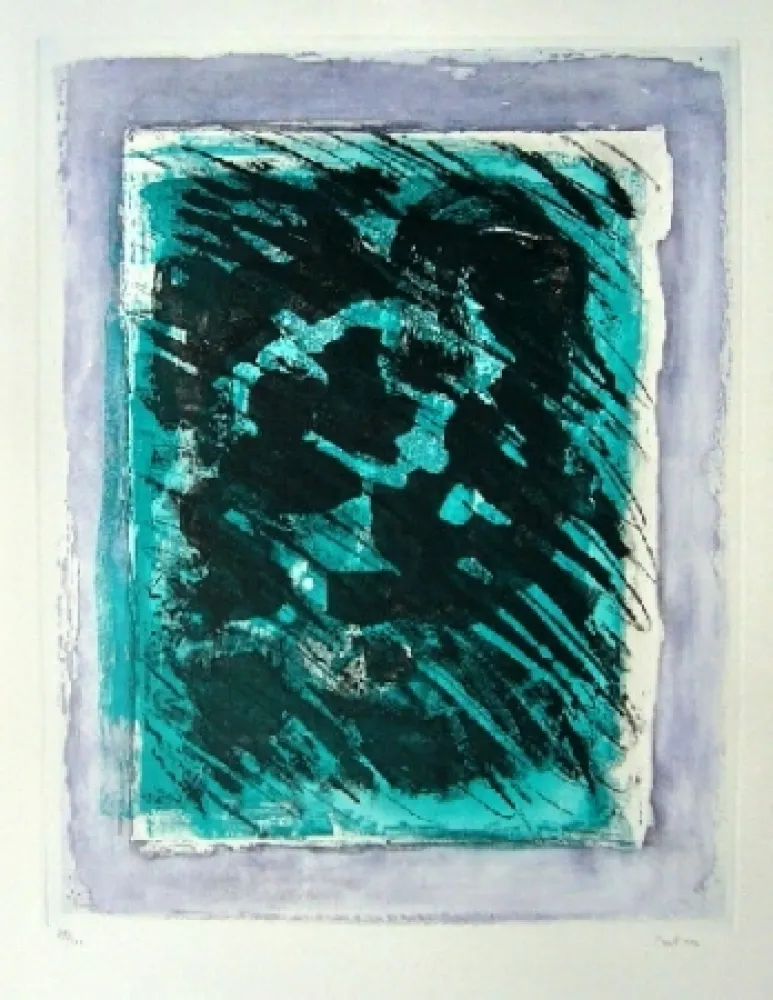 Ets En Aquatint Fautrier - La forêt