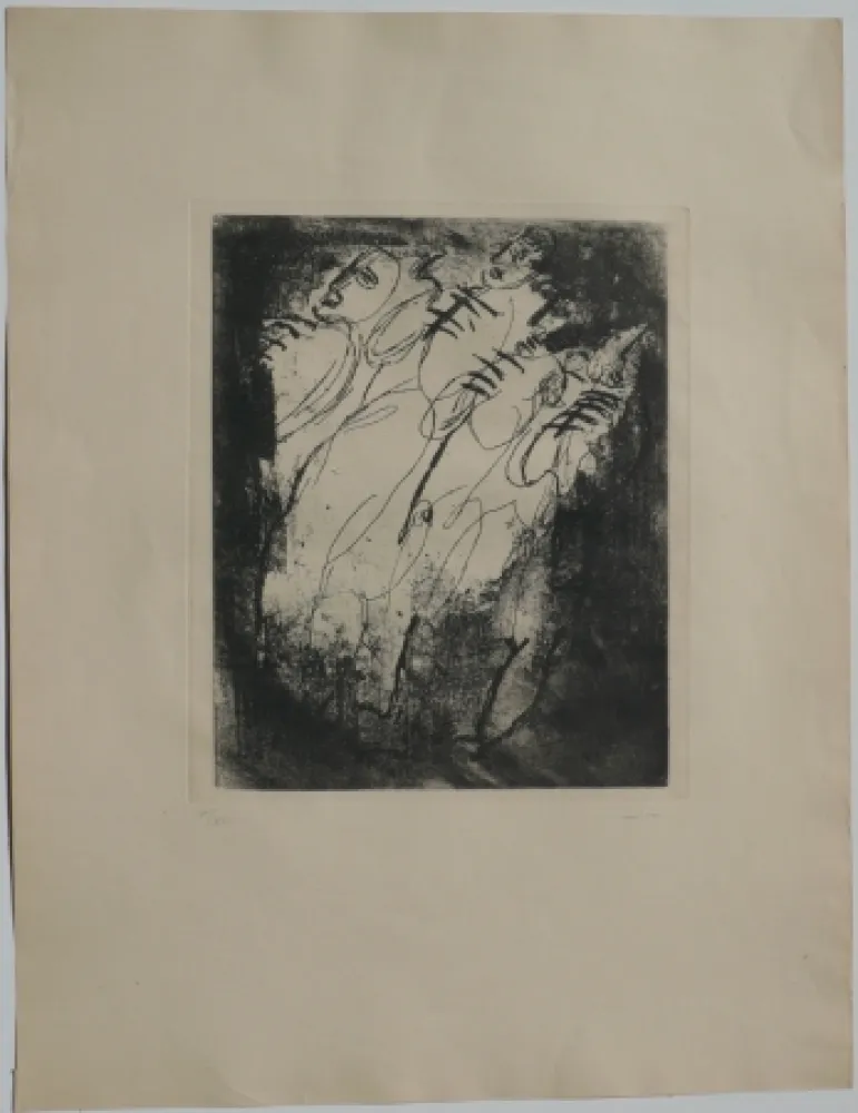 Ets En Aquatint Fautrier - Les fusillés