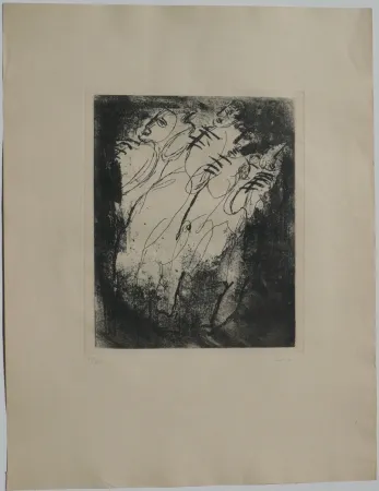 Ets En Aquatint Fautrier - Les fusillés