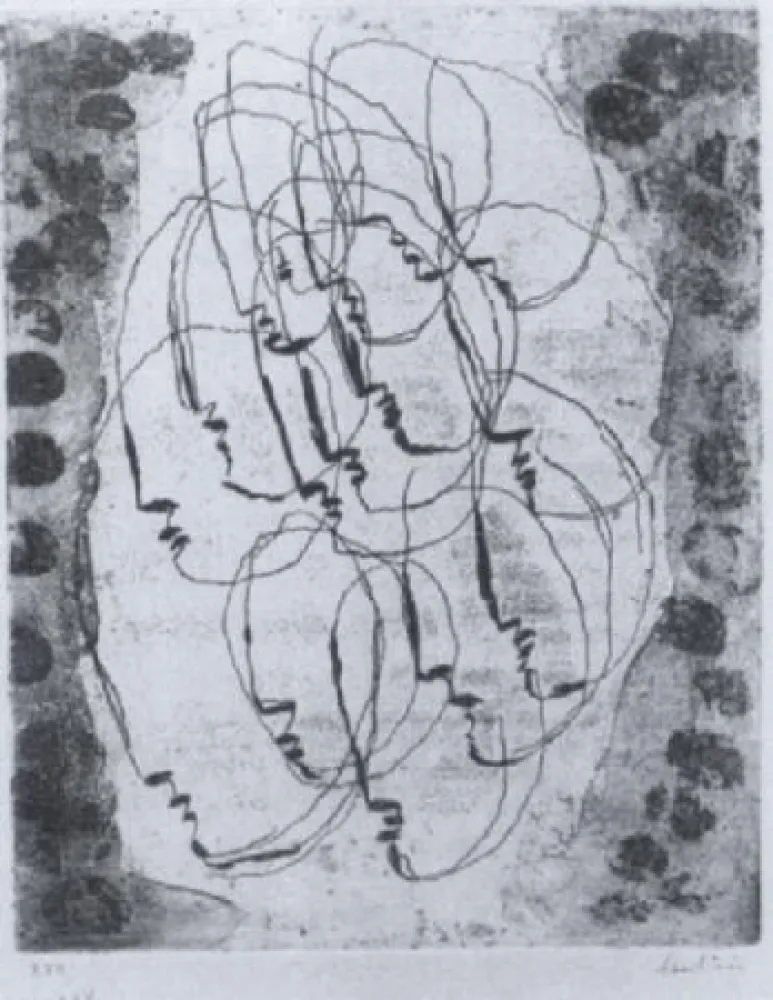 Ets En Aquatint Fautrier - Les massacrés