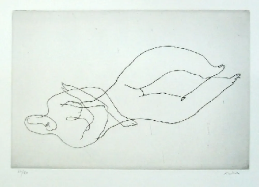 Ets Fautrier - Nu couché II