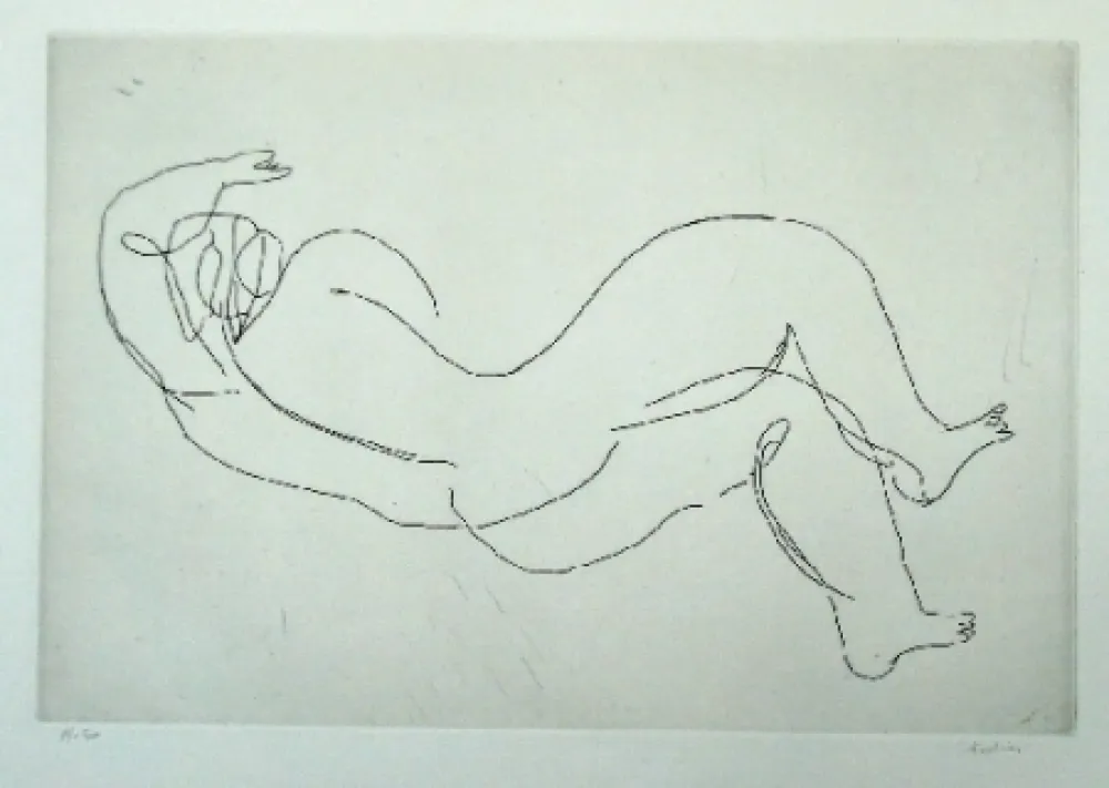 Ets Fautrier - Nu couché III