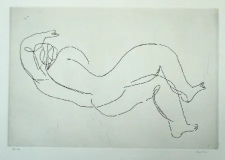 Ets Fautrier - Nu couché III