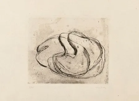 Ets En Aquatint Fautrier - Nu noir