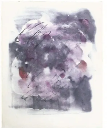 Zeefdruk Fautrier - Paroles paintes