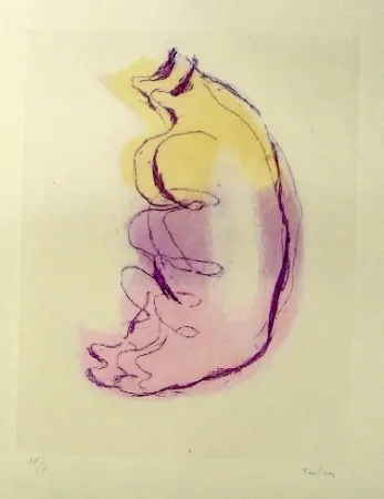 Ets En Aquatint Fautrier - Petits torses de femmes