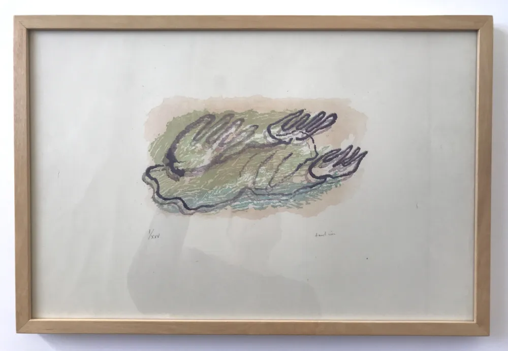 Houtsnede Fautrier - Sans titre (Végétaux)