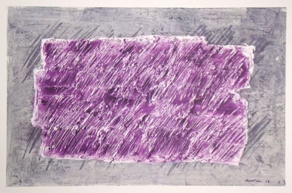 Heliogravure Fautrier - Striures