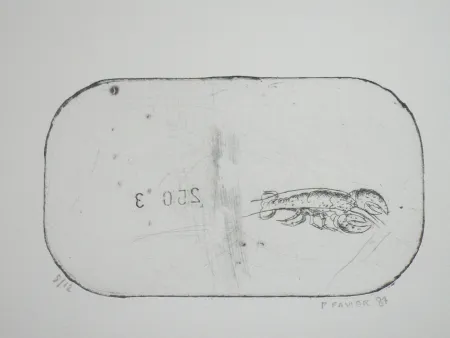 Ets Favier - Le homard (série des mousselines)