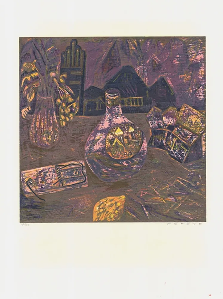 Houtsnede Fekete - Darmstädter Mausefalle