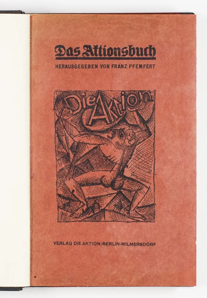 Geïllustreerd Boek Felixmuller  - Das Aktionsbuch (The Action Book)