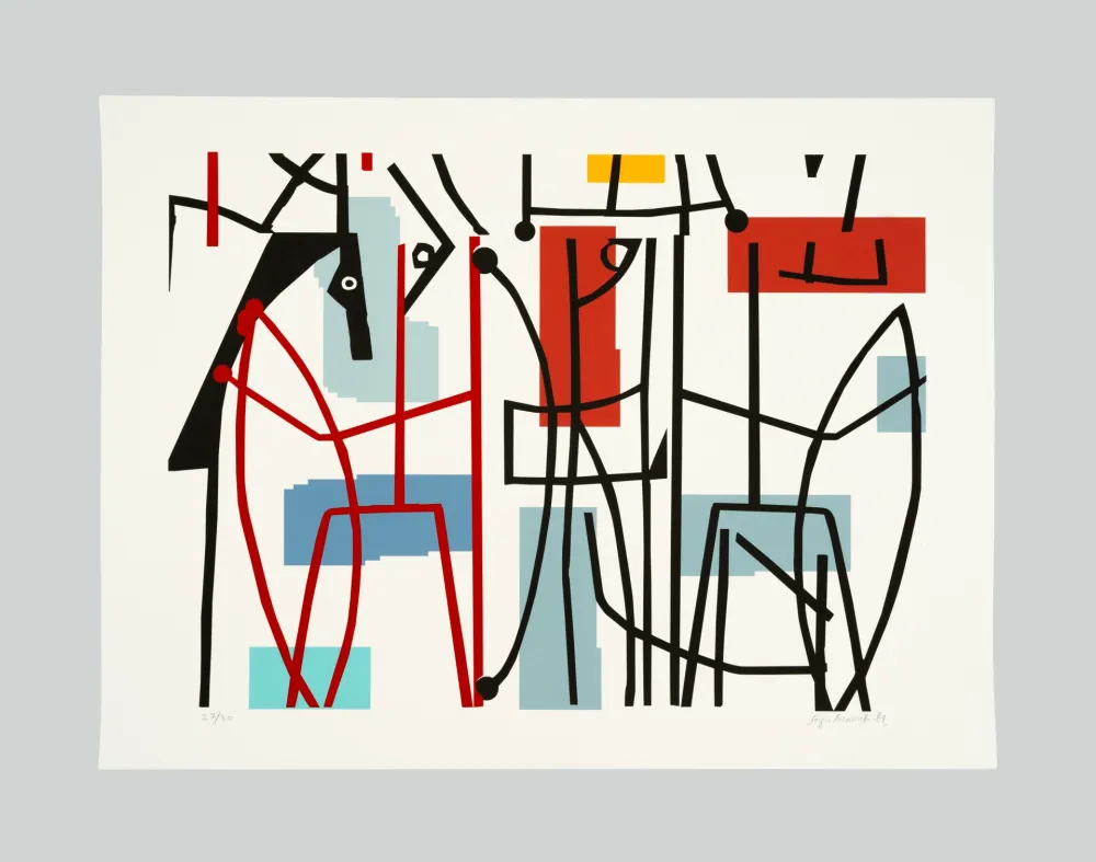 Zeefdruk Fermariello - Senza titolo