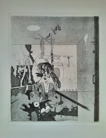 Ets En Aquatint Ferroni - Autobiografia n.1