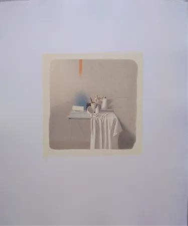 Lithografie Ferroni - Diversi oggetti e panneggio