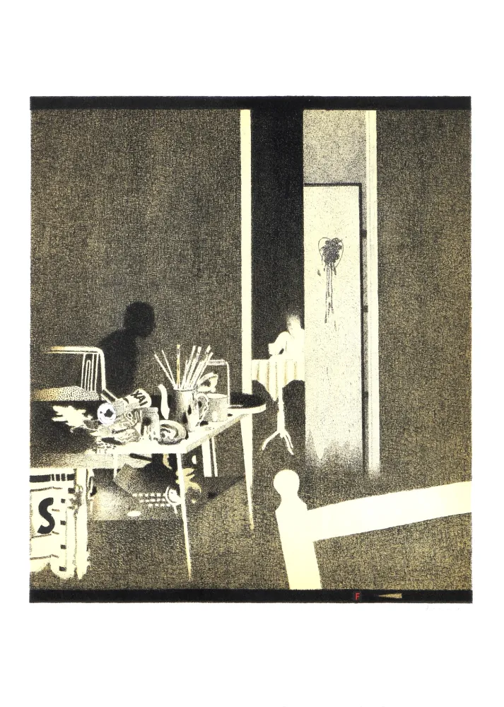 Lithografie Ferroni - Nello studio