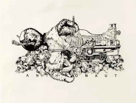 Lithografie Feuerstein - ANTHRONAUT