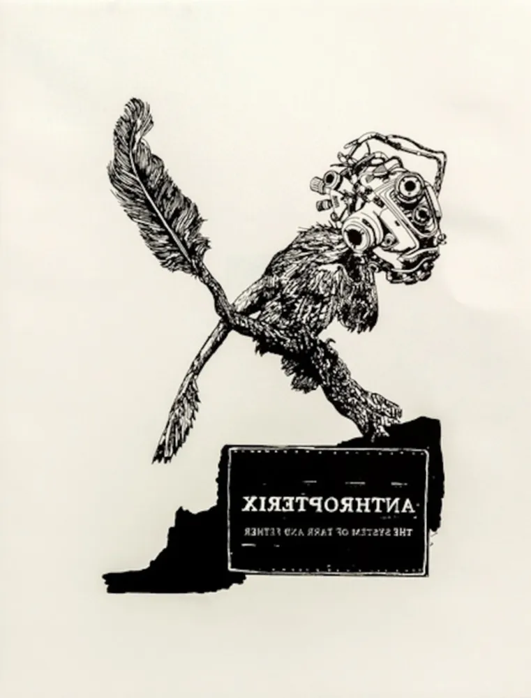 Lithografie Feuerstein - ANTHROPTERIX