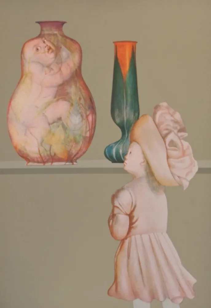 Lithografie Fini - La leçon de fragilité