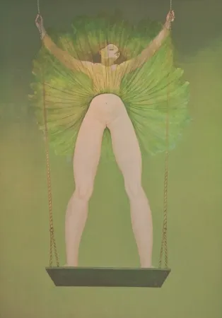 Lithografie Fini - La Leçon de lévitation