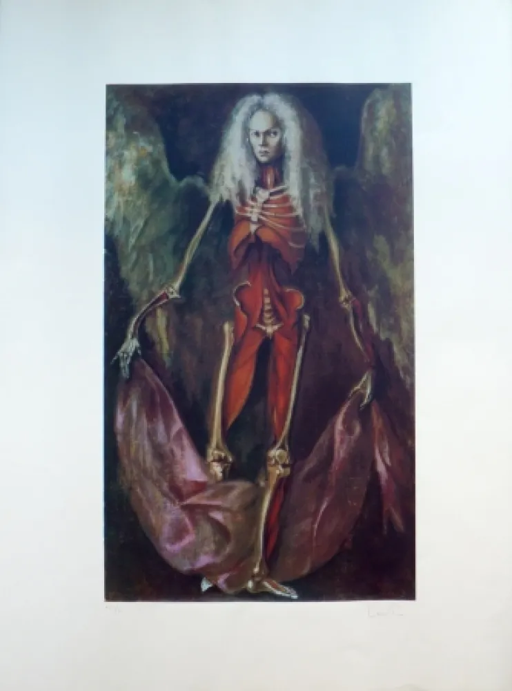 Lithografie Fini - L’Ange de l’Anatomie