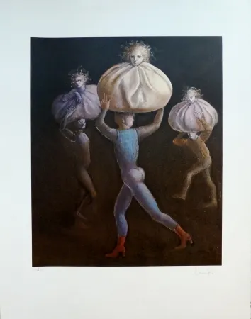 Lithografie Fini - Le Bal des Ingrats