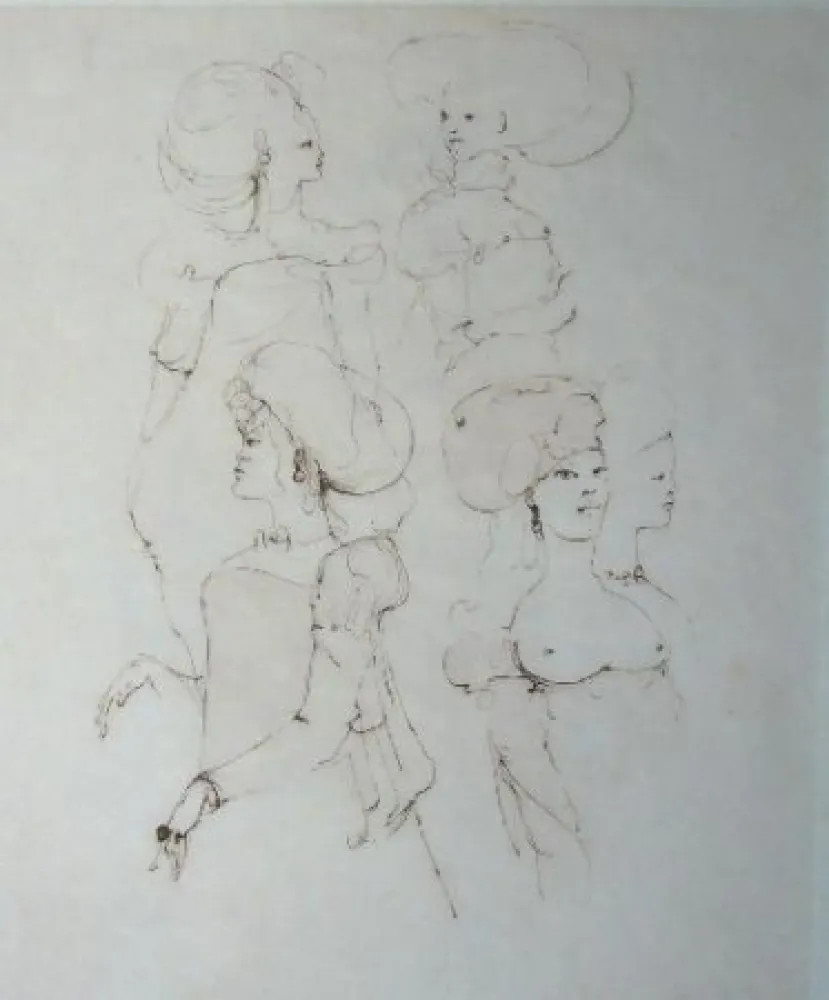 Gravure Fini - Le concile d'amour