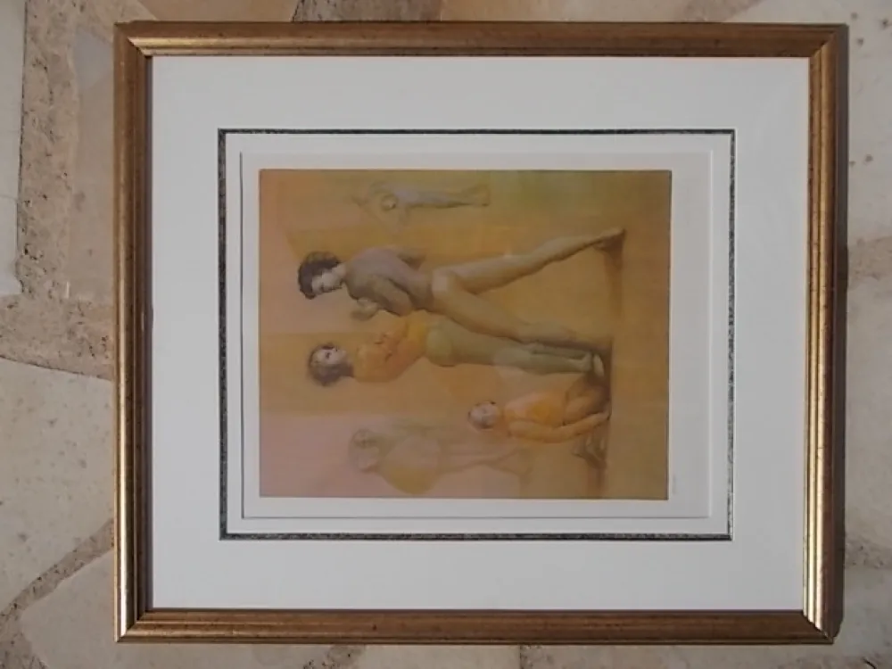 Lithografie Fini - Le cour de danse