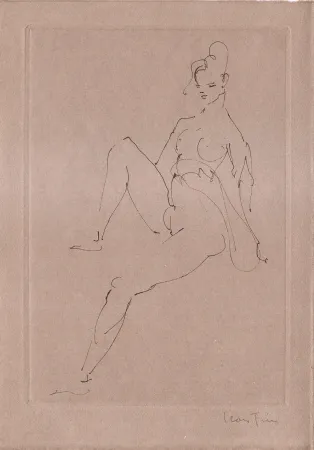 Geïllustreerd Boek Fini - L'épouse infidèle.  Poemes.  Deux eaux-fortes originales de Leonor Fini.