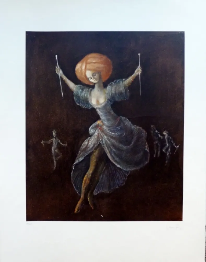 Lithografie Fini - Miracle aux Longues Aiguilles