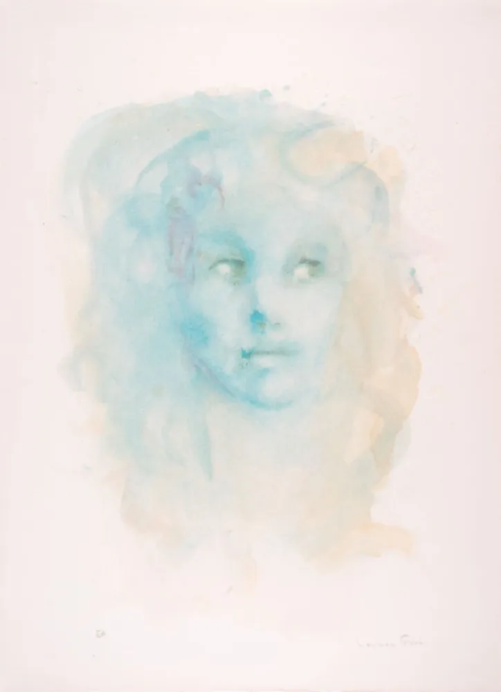 Lithografie Fini - Portrait imaginaire bleu