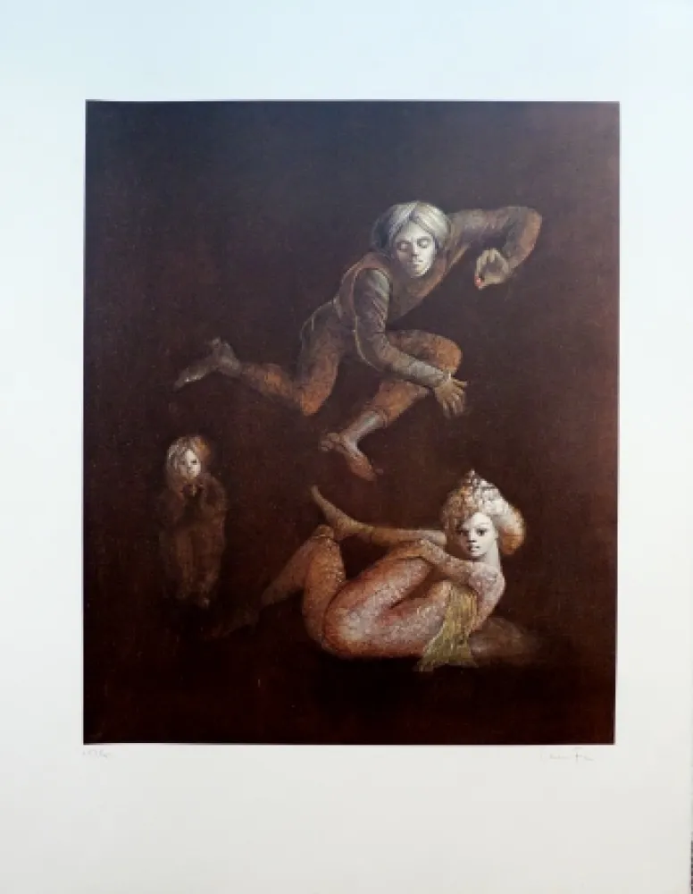 Lithografie Fini - Proie d’Election