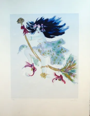 Lithografie Fini - Sorcière Bleue