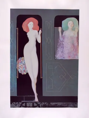 Zeefdruk Fini - Vesper Express (album: Les Leçons)