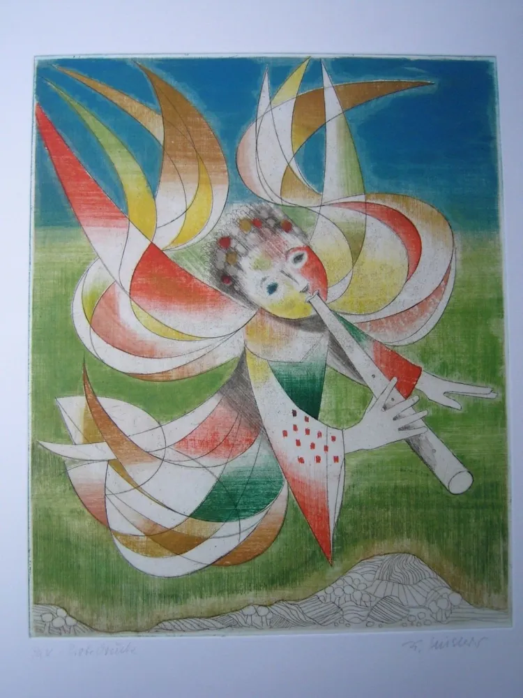 Ets En Aquatint Finsterer - PAX