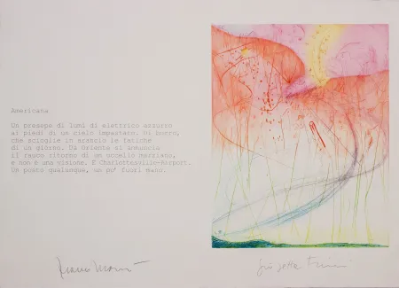 Aquatint Fioroni - Americana