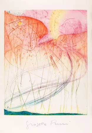 Ets En Aquatint Fioroni - Americana