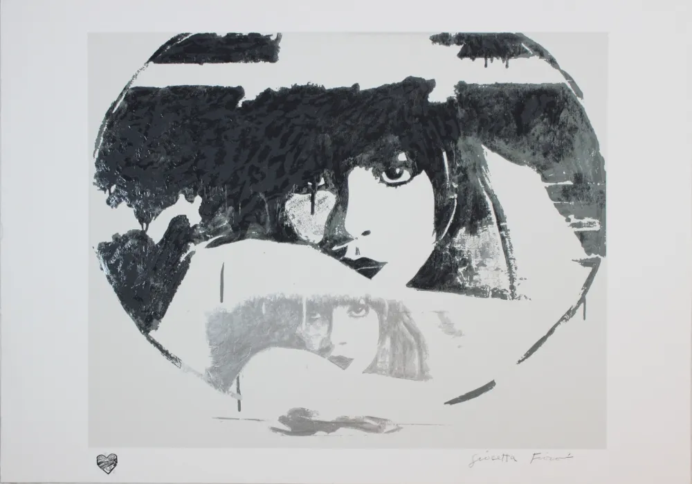 Zeefdruk Fioroni - Doppio Liberty Grey