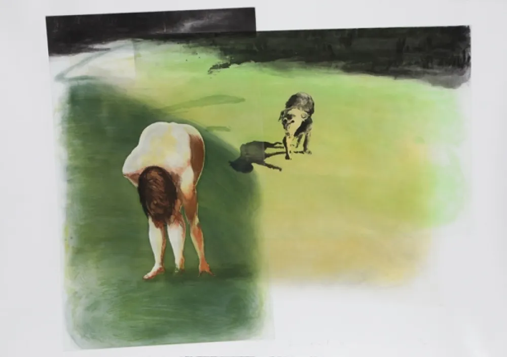 Ets En Aquatint Fischl - III from Beach Scenes Series