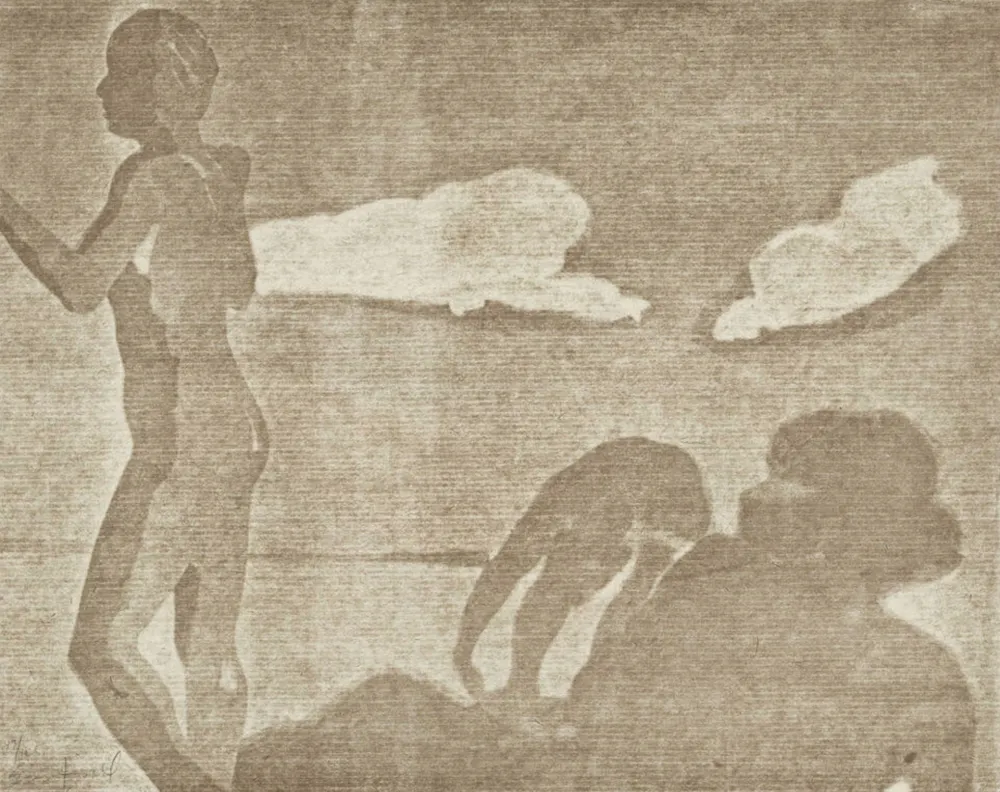 Reliëf Fischl - Untitled (Beach scene), from Art Pro-Choice II