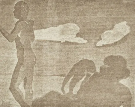 Reliëf Fischl - Untitled (Beach scene), from Art Pro-Choice II