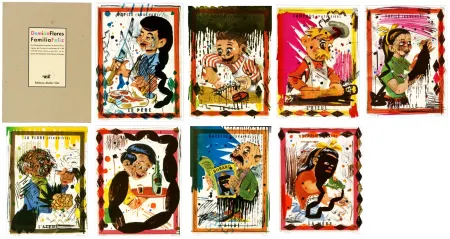 Lithografie Flores - Familia feliz (complete portoflio)