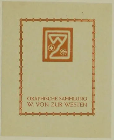 Houtsnede Fölkersam (Von) - Graphische Sammlung W. von Zur Westen