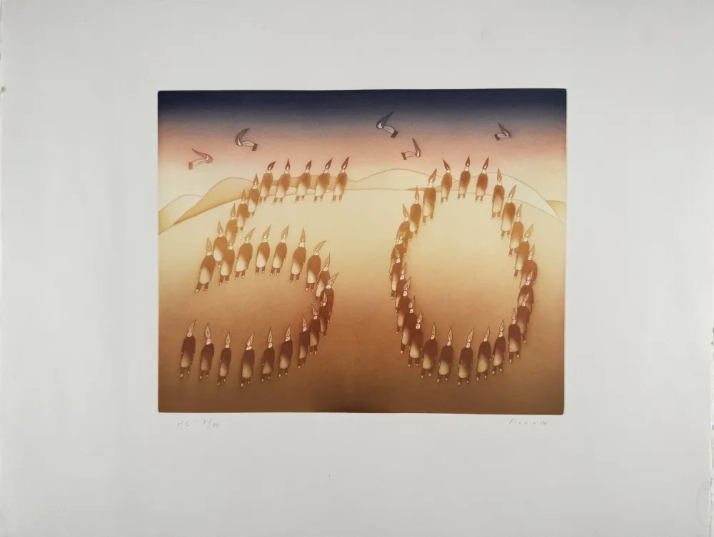 Zeefdruk Folon - 50