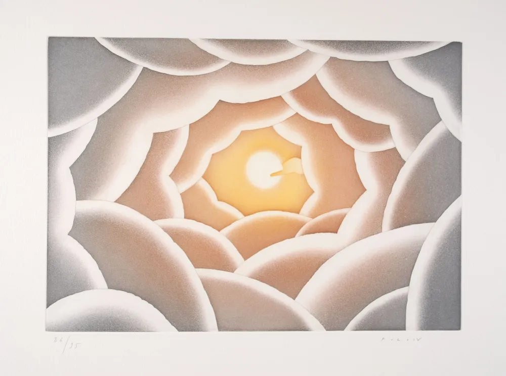 Ets En Aquatint Folon - A propos de la lumière