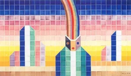 Keramiek Folon - La Pensée (céramique)