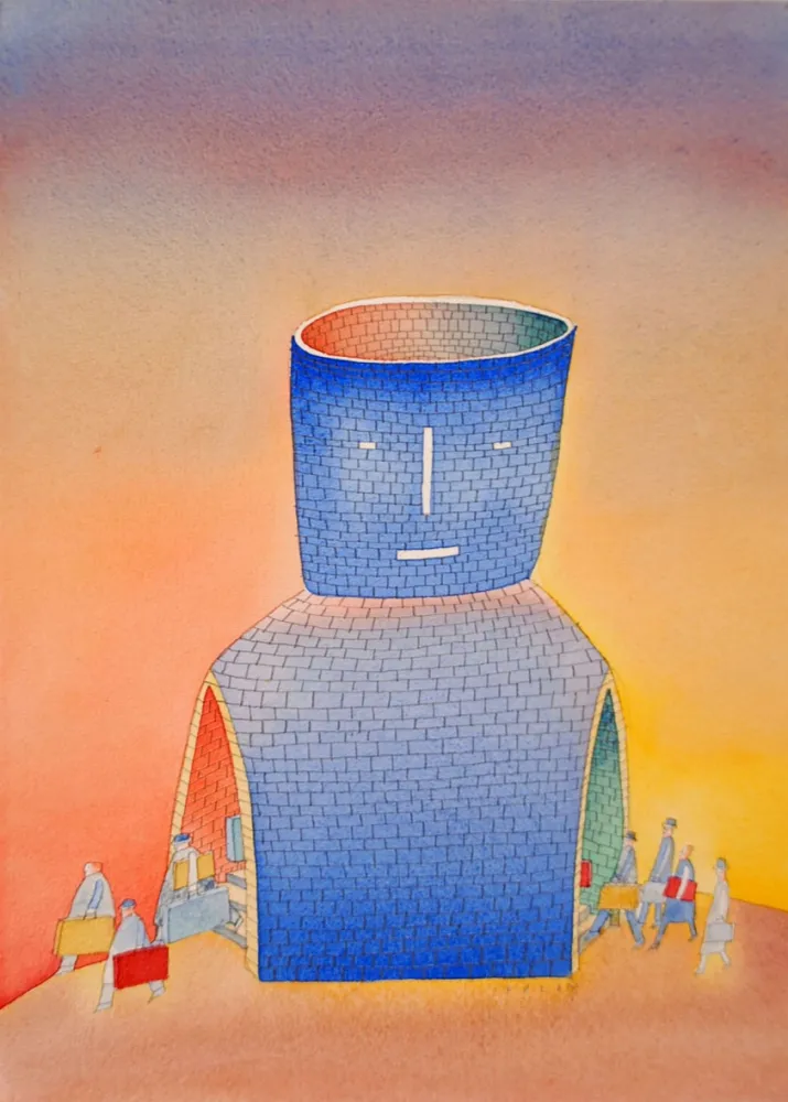 Geen Techniek Folon - L'Argent