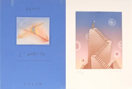 Geïllustreerd Boek Folon - L'Artiste Folon - Devos